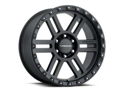 Vision Off-Road Manx 2 Satin Black 8-Lug Wheel; 18x9; 12mm Offset (01-06 Silverado 3500 HD SRW)