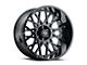 Vision Off-Road Rocker Gloss Black 8-Lug Wheel; 22x12; -51mm Offset (03-09 RAM 2500)