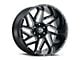 Vision Off-Road Spyder Gloss Black Milled Spoke 8-Lug Wheel; 20x10; -25mm Offset (03-09 RAM 2500)