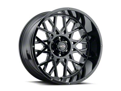 Vision Off-Road Rocker Gloss Black 8-Lug Wheel; 20x12; -51mm Offset (03-09 RAM 3500 SRW)