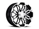 Vision Off-Road Warrior Gloss Black Machined 6-Lug Wheel; 18x8.5; 25mm Offset (04-08 F-150)