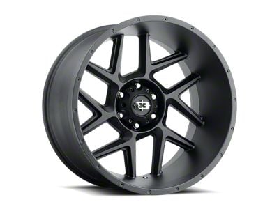 Vision Off-Road Silver Gloss Black Machined 6-Lug Wheel; 20x10; -25mm Offset (04-08 F-150)