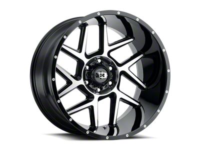 Vision Off-Road Silver Satin Black 6-Lug Wheel; 20x10; -25mm Offset (04-08 F-150)