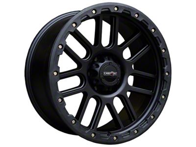 Vision Off-Road Nemesis Matte Black 6-Lug Wheel; 18x9; 18mm Offset (07-13 Sierra 1500)