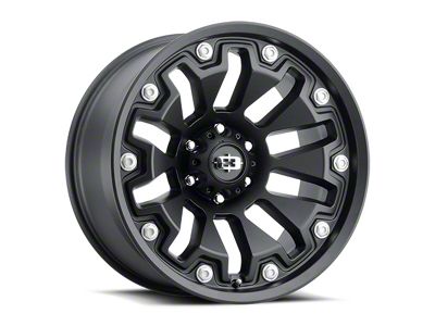 Vision Off-Road Armor Satin Black 6-Lug Wheel; 18x9; 12mm Offset (07-13 Sierra 1500)