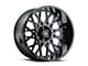 Vision Off-Road Rocker Gloss Black 6-Lug Wheel; 18x9; -12mm Offset (07-13 Sierra 1500)