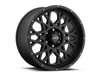 Vision Off-Road Rocker Satin Black 6-Lug Wheel; 18x9; 12mm Offset (07-13 Sierra 1500)