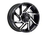 Vision Off-Road Prowler Gloss Black Machined 6-Lug Wheel; 17x9; -12mm Offset (07-13 Sierra 1500)