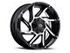 Vision Off-Road Prowler Gloss Black Machined 6-Lug Wheel; 18x9; -12mm Offset (07-13 Sierra 1500)