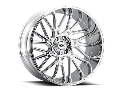 Vision Off-Road Brawl Chrome 6-Lug Wheel; 22x10; -19mm Offset (07-13 Sierra 1500)