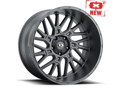 Vision Off-Road Brawl Satin Black 6-Lug Wheel; 22x14; -76mm Offset (07-13 Sierra 1500)