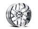 Vision Off-Road Sliver Chrome 6-Lug Wheel; 20x9; 0mm Offset (07-13 Sierra 1500)