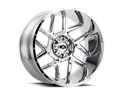 Vision Off-Road Sliver Chrome 6-Lug Wheel; 22x12; -57mm Offset (07-13 Sierra 1500)