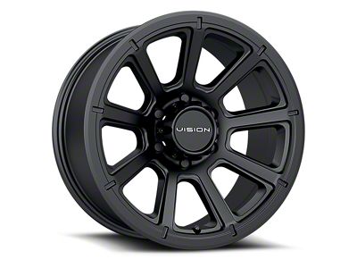 Vision Off-Road Turbine Matte Black 6-Lug Wheel; 20x9; 18mm Offset (07-13 Sierra 1500)