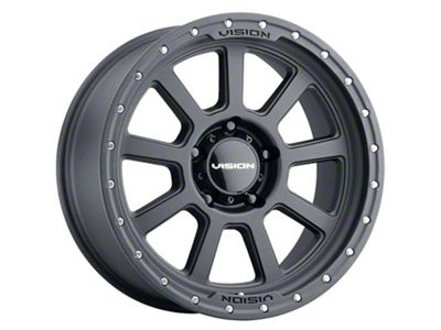 Vision Off-Road Ojos Satin Black 6-Lug Wheel; 17x9; -12mm Offset (07-13 Silverado 1500)