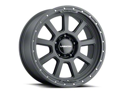 Vision Off-Road Ojos Satin Black 6-Lug Wheel; 17x9; 12mm Offset (07-13 Silverado 1500)