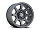 Vision Off-Road Flow Satin Black 6-Lug Wheel; 17x9; -12mm Offset (07-13 Silverado 1500)