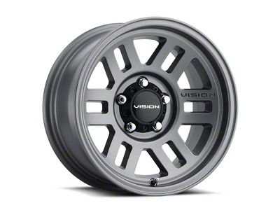 Vision Off-Road Manx 2 Overland Satin Gray 6-Lug Wheel; 17x9; 18mm Offset (07-13 Silverado 1500)