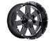 Vision Off-Road Arc Gloss Black Milled 6-Lug Wheel; 17x9; -12mm Offset (07-13 Silverado 1500)