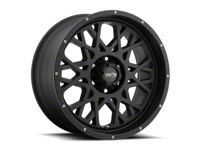 Vision Off-Road Rocker Satin Black 6-Lug Wheel; 20x10; -25mm Offset (07-13 Silverado 1500)