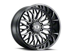 Vision Off-Road Riot Gloss Black Machined 6-Lug Wheel; 22x12; -51mm Offset (07-13 Silverado 1500)