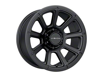 Vision Off-Road Turbine Matte Black 6-Lug Wheel; 17x8.5; 18mm Offset (07-14 Tahoe)