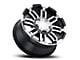 Vision Off-Road Warrior Gloss Black Machined 6-Lug Wheel; 17x8.5; 25mm Offset (07-14 Tahoe)