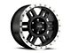 Vision Off-Road Manx Gloss Black Machined 6-Lug Wheel; 17x8.5; 0mm Offset (07-14 Tahoe)