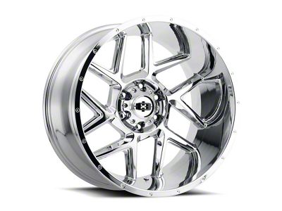 Vision Off-Road Sliver Chrome 6-Lug Wheel; 20x9; 0mm Offset (07-14 Tahoe)