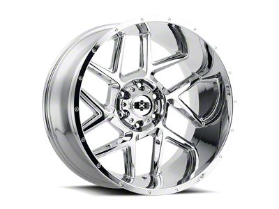 Vision Off-Road Sliver Chrome 6-Lug Wheel; 22x12; -57mm Offset (07-14 Tahoe)