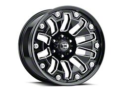 Vision Off-Road Armor Gloss Black Milled 6-Lug Wheel; 18x9; 12mm Offset (07-14 Yukon)