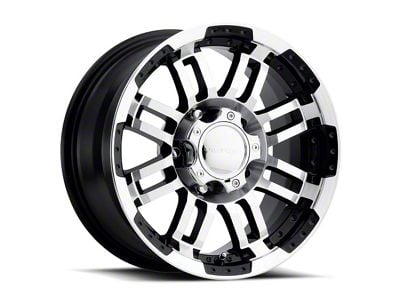 Vision Off-Road Warrior Gloss Black Machined 6-Lug Wheel; 20x9; 0mm Offset (07-14 Yukon)