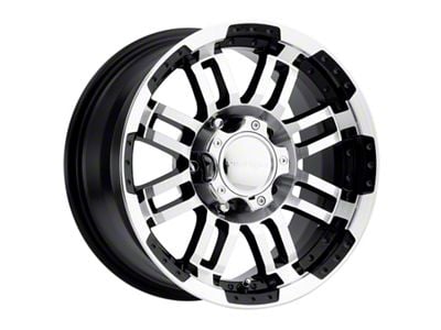 Vision Off-Road Warrior Gloss Black Machined 6-Lug Wheel; 20x9; 18mm Offset (07-14 Yukon)