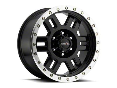 Vision Off-Road Manx Gloss Black Machined 6-Lug Wheel; 18x9; 0mm Offset (07-14 Yukon)