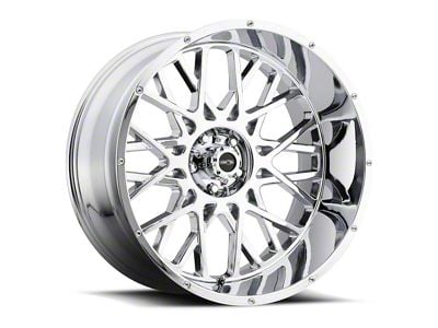 Vision Off-Road Rocker Chrome 6-Lug Wheel; 24x12; -51mm Offset (07-14 Yukon)