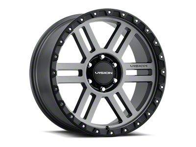 Vision Off-Road Manx 2 Satin Grey 8-Lug Wheel; 17x9; -12mm Offset (08-10 F-250 Super Duty)