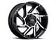 Vision Off-Road Prowler Gloss Black Machined 6-Lug Wheel; 20x9; -12mm Offset (09-14 F-150)