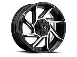 Vision Off-Road Prowler Gloss Black Machined 5-Lug Wheel; 20x9; 12mm Offset (09-18 RAM 1500)