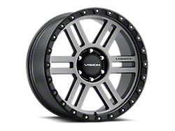 Vision Off-Road Manx 2 Satin Gray 5-Lug Wheel; 20x9; -12mm Offset (09-18 RAM 1500)