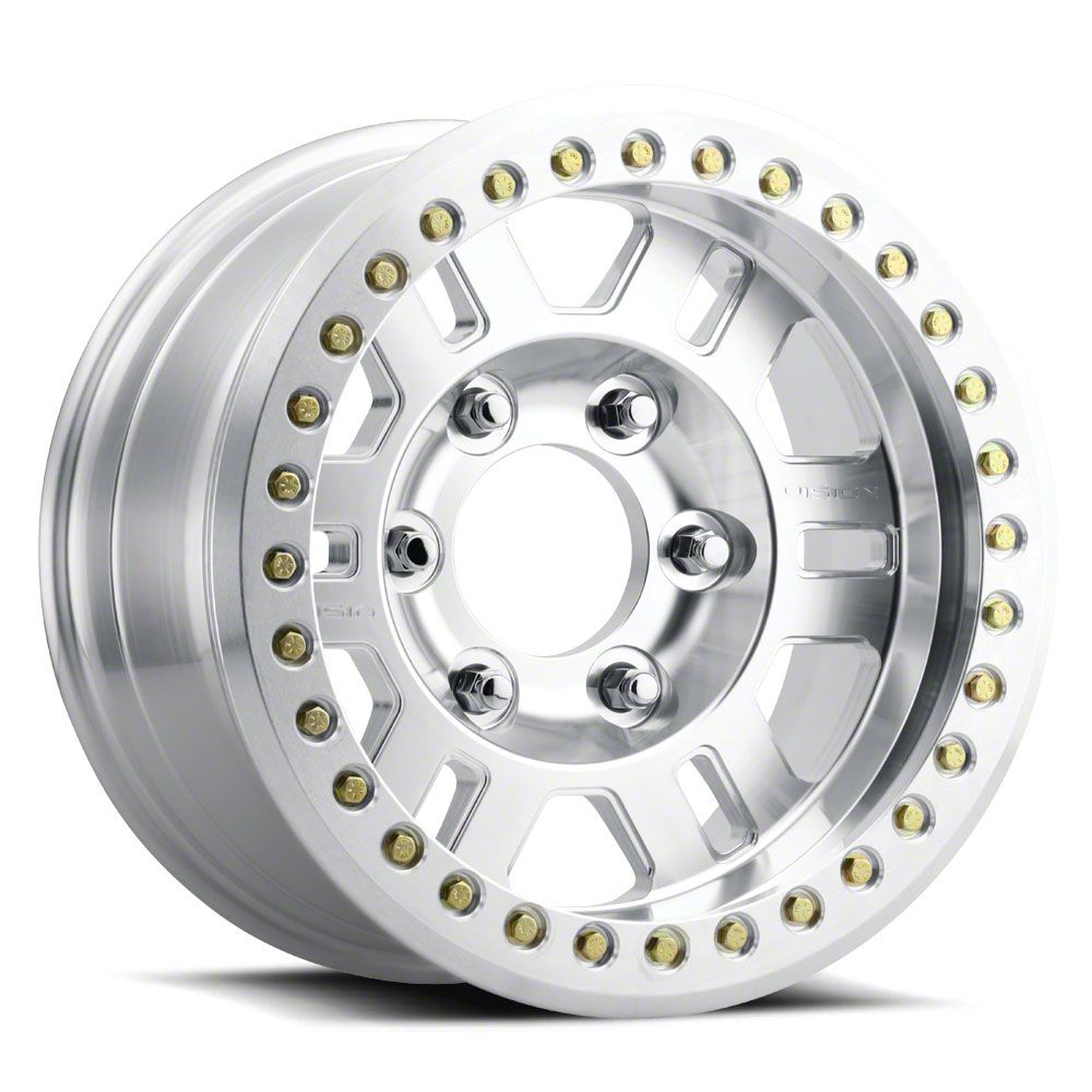 Vision Off-Road RAM 2500 Manx Beadlock Machined 8-Lug Wheel; 17x8.5 ...