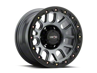 Vision Off-Road Nemesis Gunmetal 8-Lug Wheel; 17x9; -12mm Offset (10-18 RAM 3500 SRW)