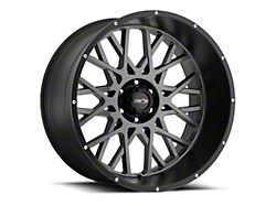 Vision Off-Road Rocker Anthracite with Satin Black Lip 8-Lug Wheel; 20x12; -51mm Offset (10-18 RAM 3500 SRW)