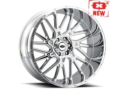 Vision Off-Road Brawl Chrome 8-Lug Wheel; 20x9; 12mm Offset (11-16 F-250 Super Duty)