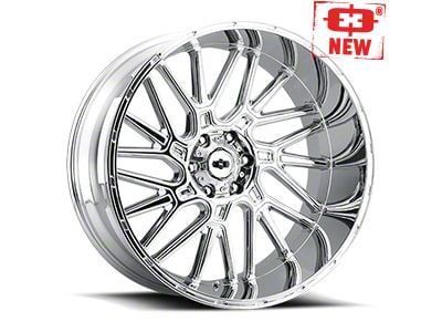 Vision Off-Road Brawl Chrome 8-Lug Wheel; 20x12; -51mm Offset (11-16 F-250 Super Duty)