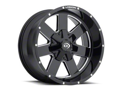 Vision Off-Road Rocker Satin Black 8-Lug Wheel; 20x12; -51mm Offset (11-16 F-350 Super Duty SRW)