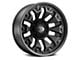 Vision Off-Road Armor Satin Black with Black Bolt Inserts 6-Lug Wheel; 20x9; 12mm Offset (14-18 Sierra 1500)