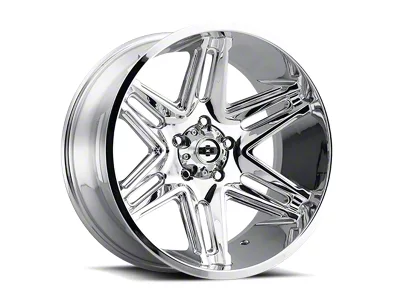 Vision Off-Road Razor Chrome 6-Lug Wheel; 24x12; -51mm Offset (14-18 Sierra 1500)