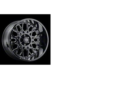 Vision Off-Road Rocker Gloss Black 6-Lug Wheel; 20x12; -51mm Offset (14-18 Sierra 1500)