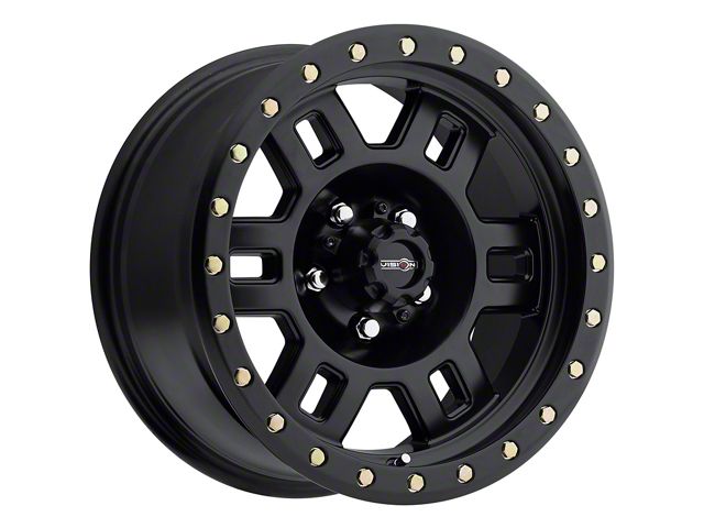 Vision Off-Road Manx Matte Black 6-Lug Wheel; 18x9; 0mm Offset (14-18 Silverado 1500)