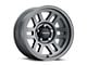 Vision Off-Road Manx 2 Overland Satin Gray 6-Lug Wheel; 17x9; -12mm Offset (15-20 Yukon)